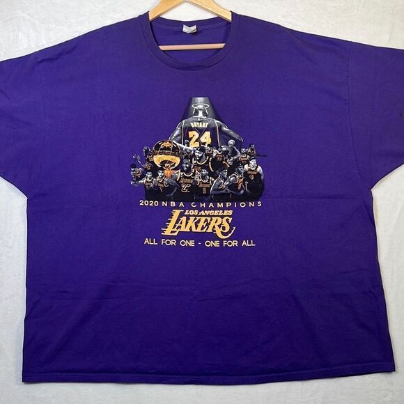 Los Angeles Lakers 2020 NBA champions‎ T-shirt- Men 4XL - Picture 1 of 7